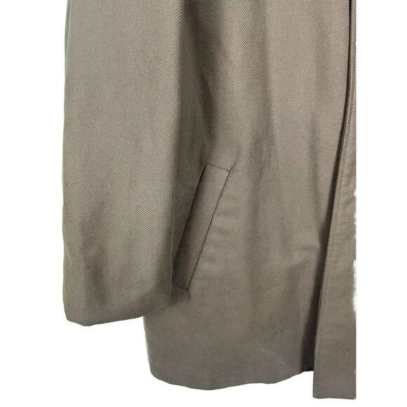 J Crew Khaki Cotton Thinsulate Lined Hidden Button Men’s Size L - Picture 4 of 11